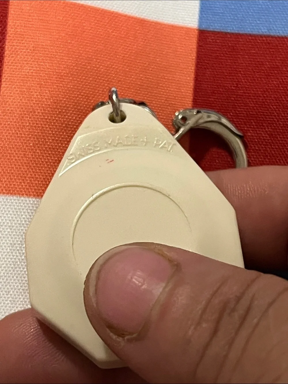 Green & Cream Keychain Timer Key & Card Holder – Unbranded